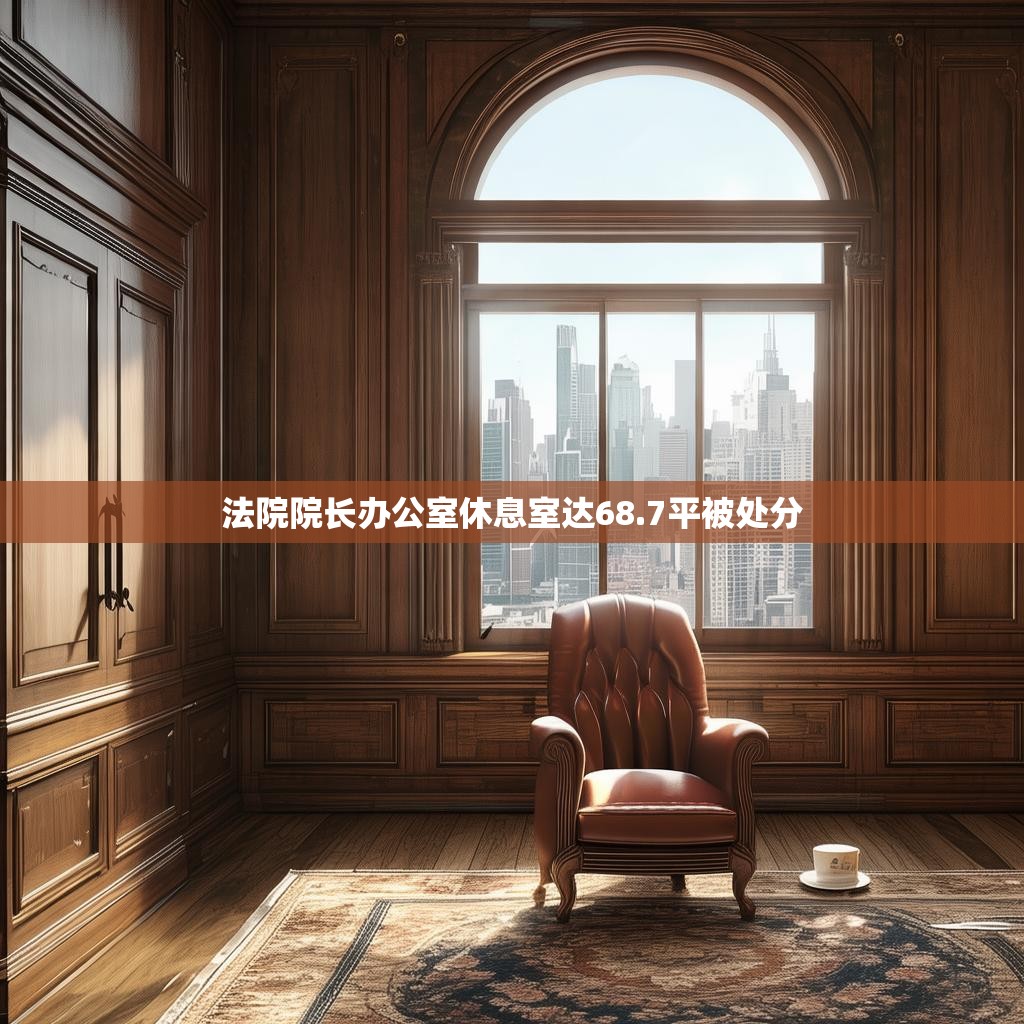 法院院长办公室休息室达68.7平被处分