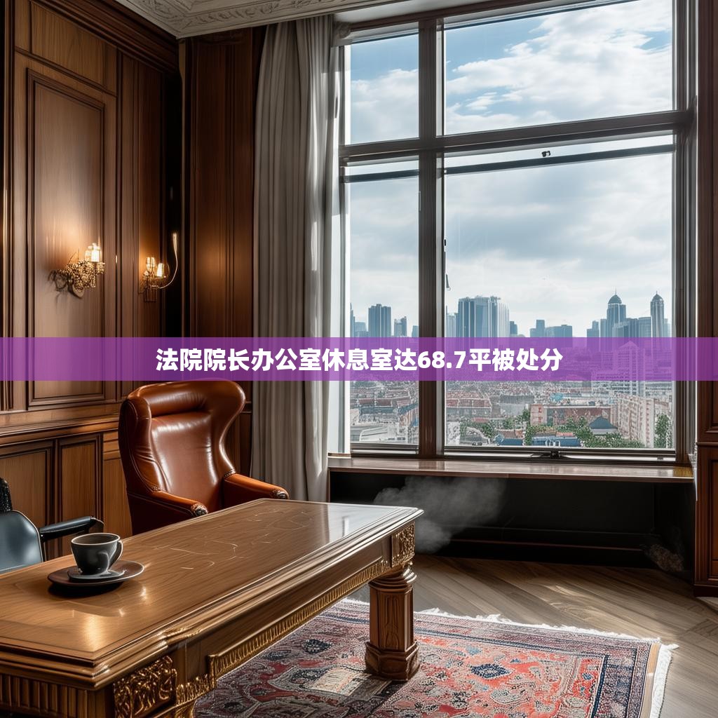 法院院长办公室休息室达68.7平被处分