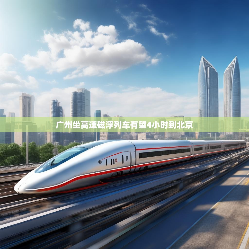 广州至北京高速磁浮列车线路图