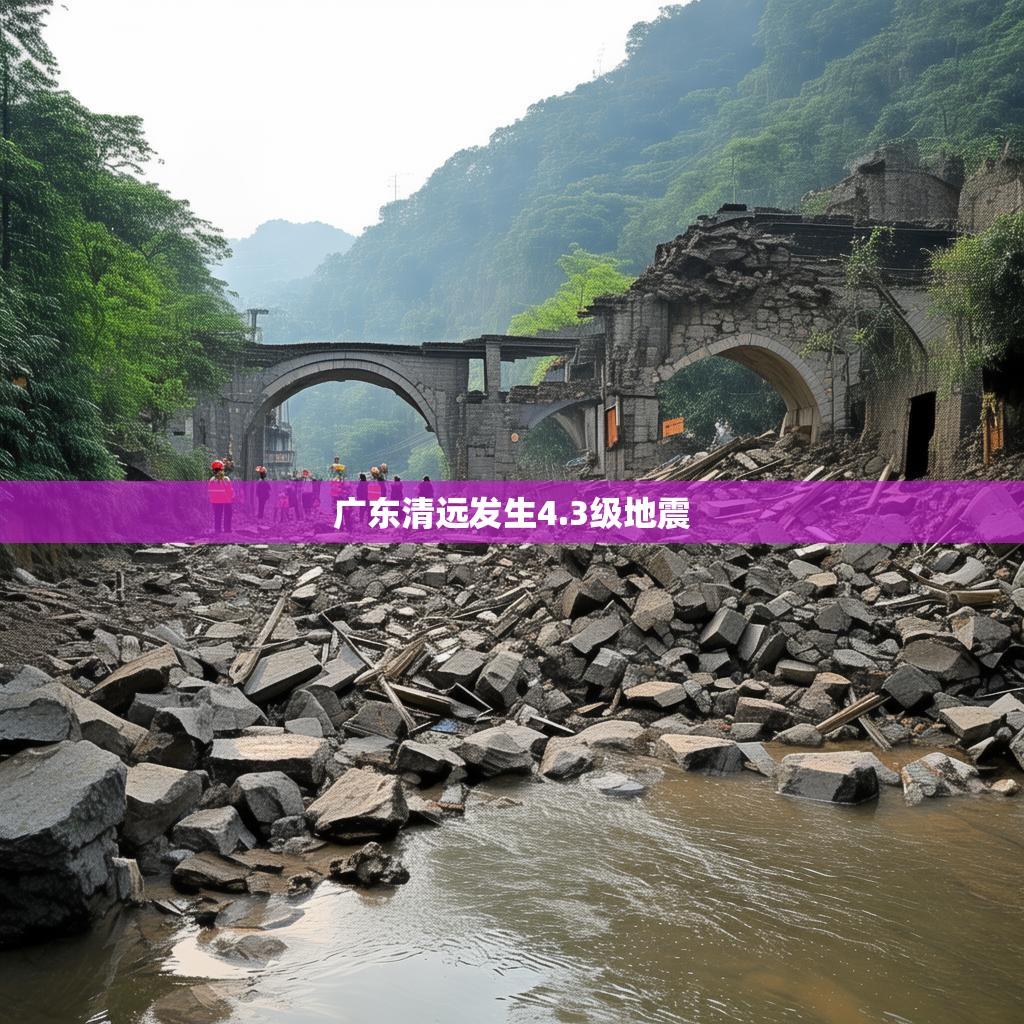 广东清远救援现场