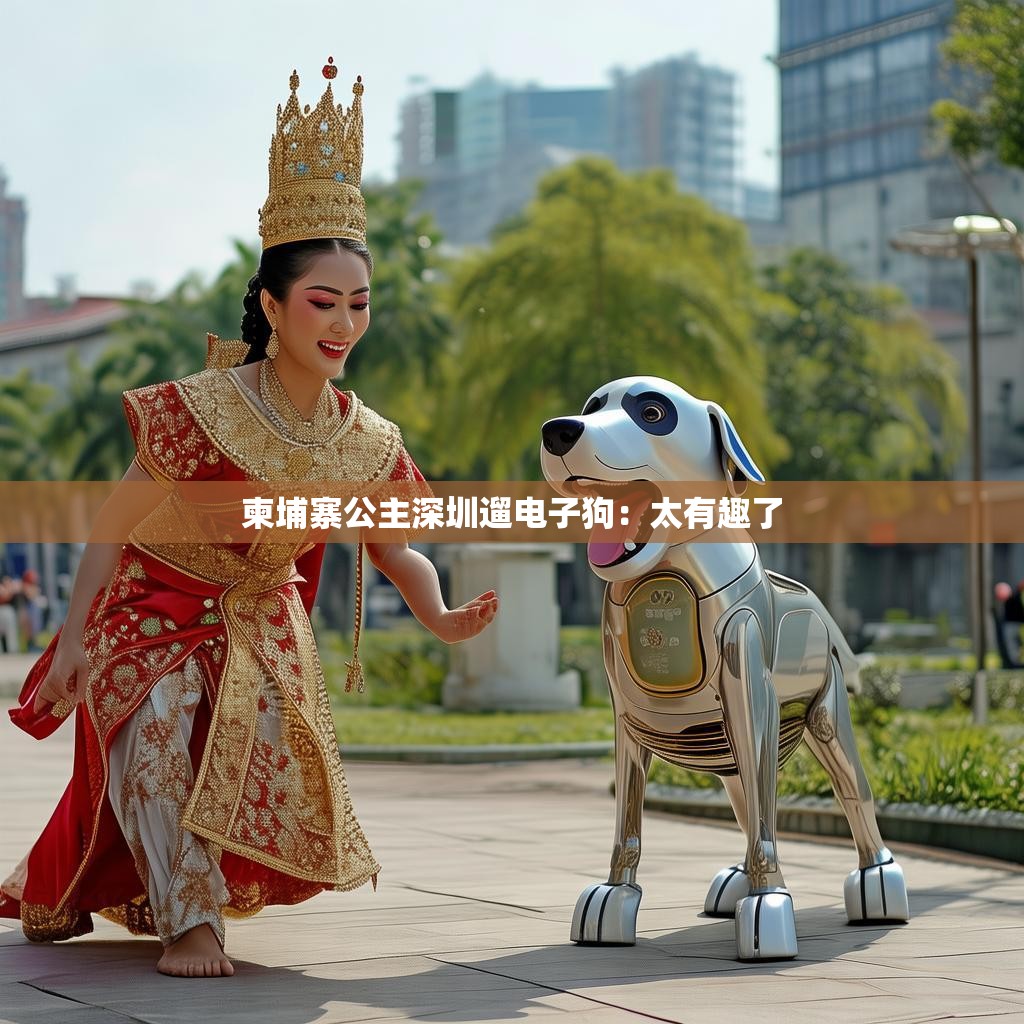 柬埔寨公主深圳遛电子狗：太有趣了