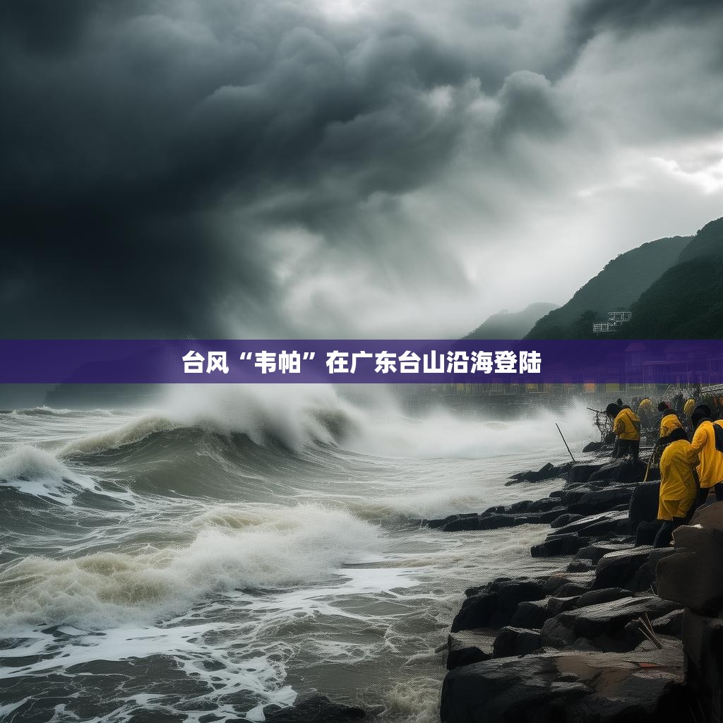 台风“韦帕”在广东台山沿海登陆