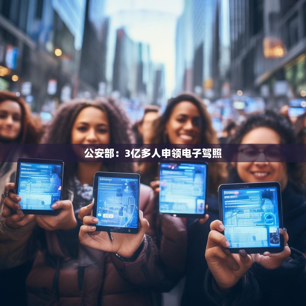 公安部：3亿多人申领电子驾照