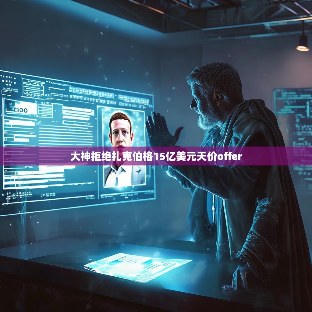 大神拒绝扎克伯格15亿美元天价offer