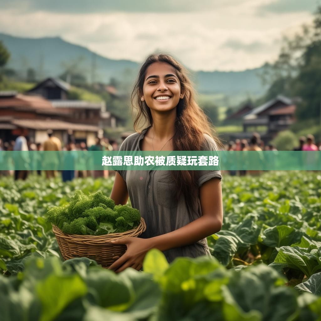 赵露思助农被质疑玩套路