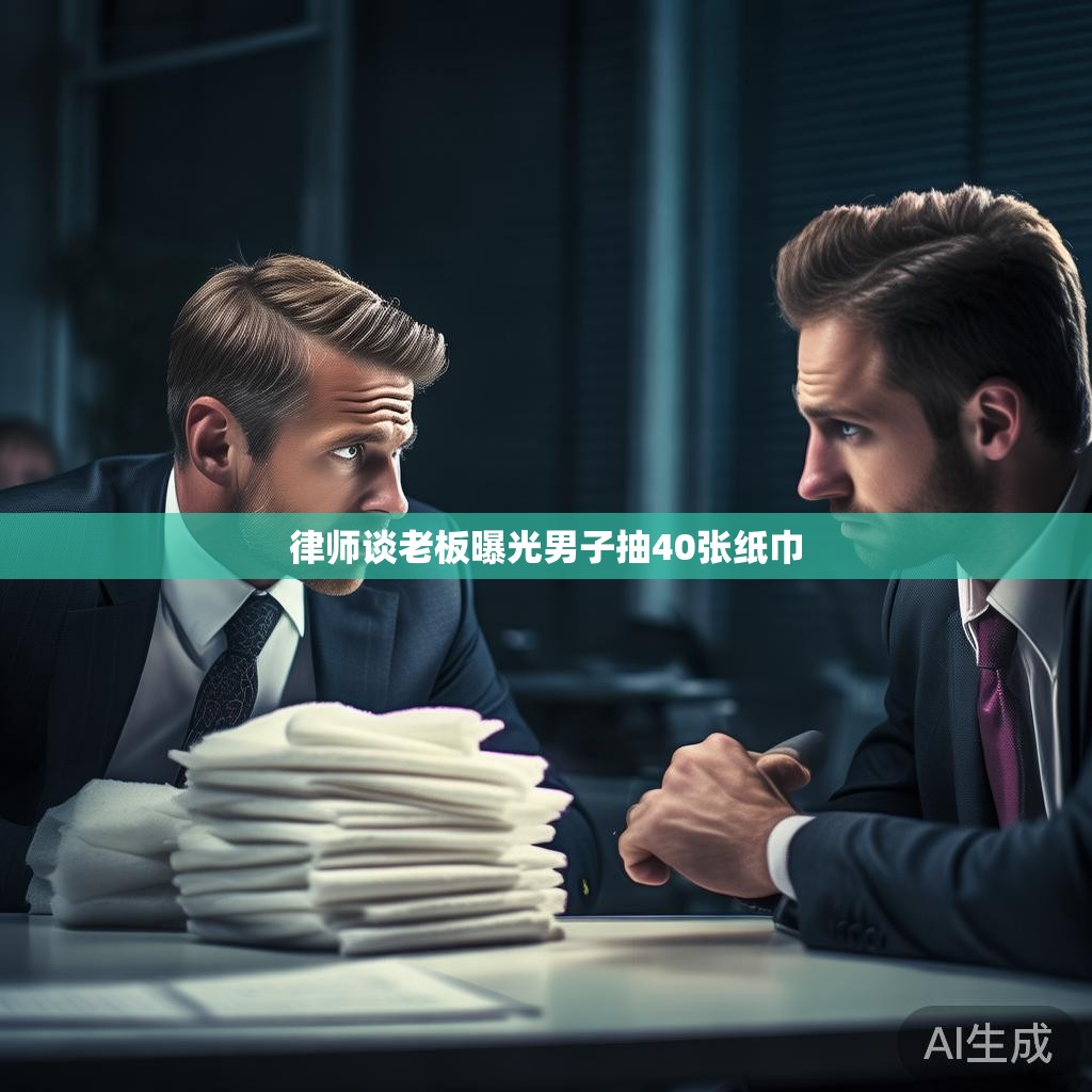 律师谈老板曝光男子抽40张纸巾