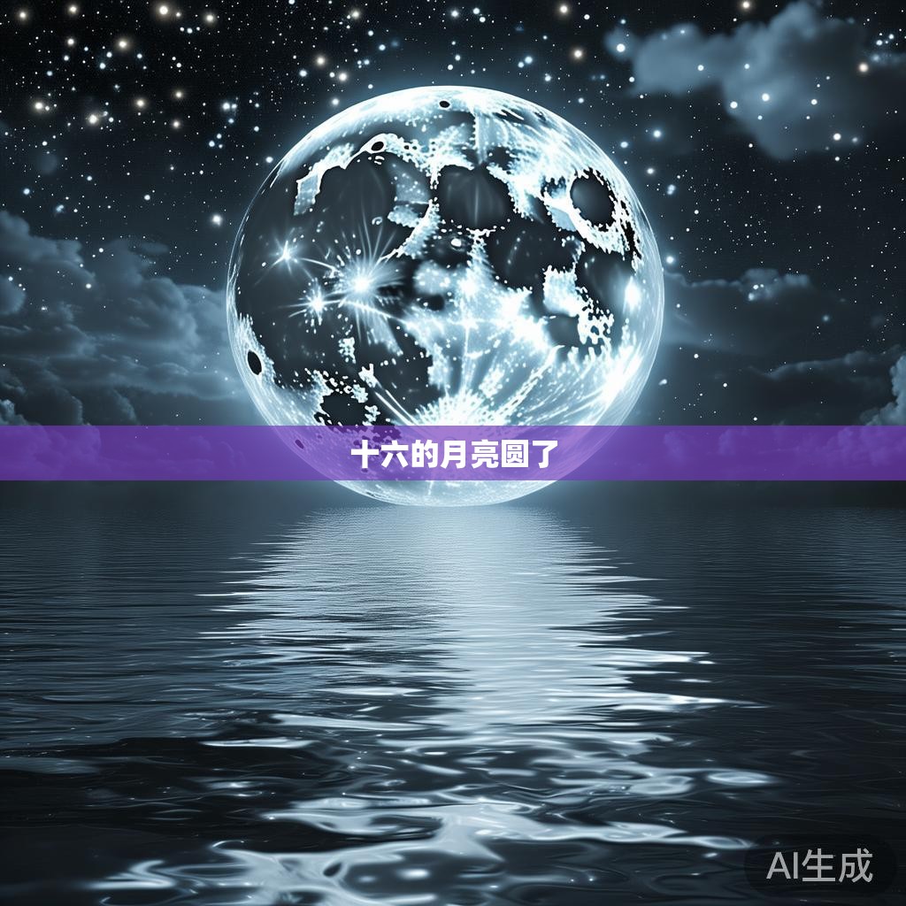 十六的月亮之美 十六的月亮