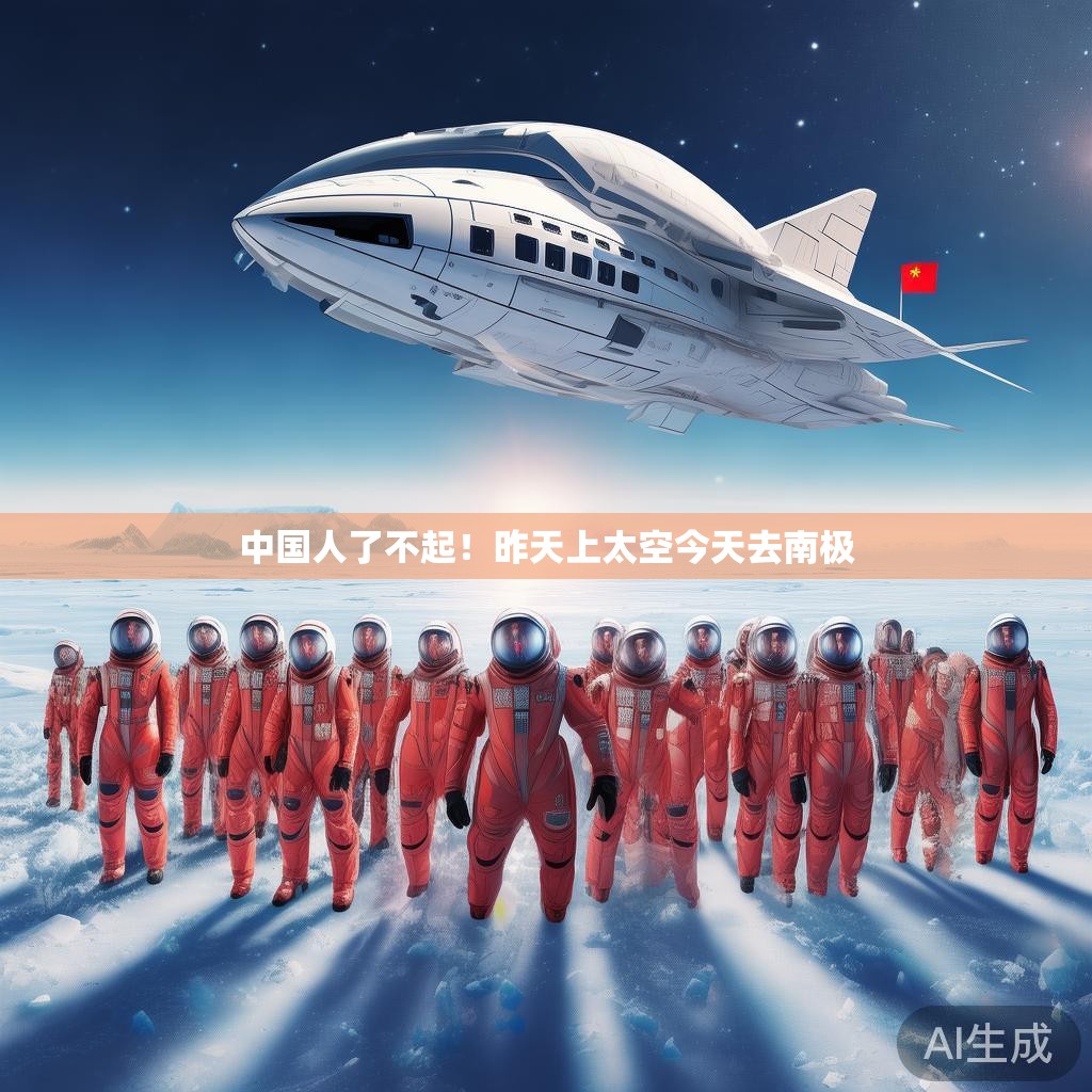 中国人了不起！昨天上太空今天去南极
