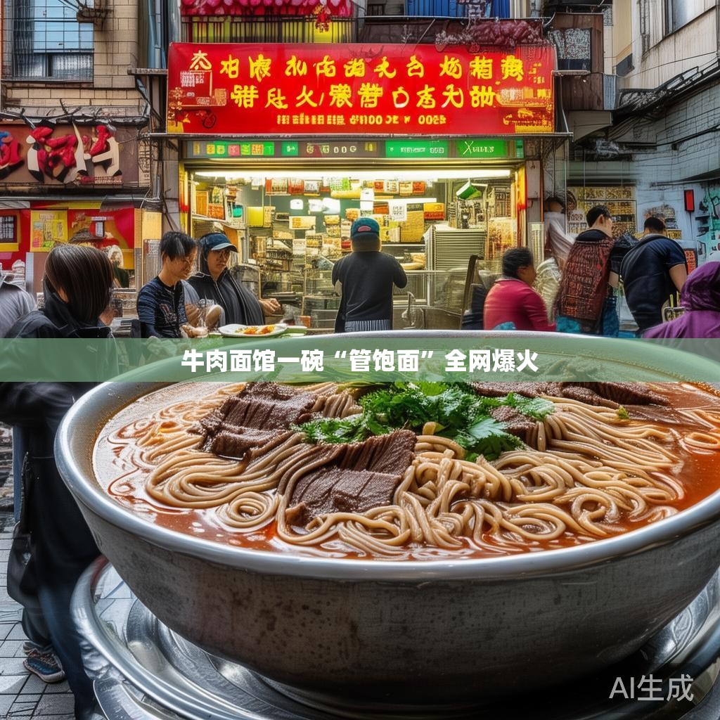 牛肉面馆一碗“管饱面”全网爆火