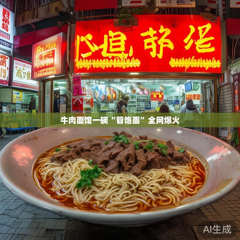 牛肉面馆一碗“管饱面”全网爆火
