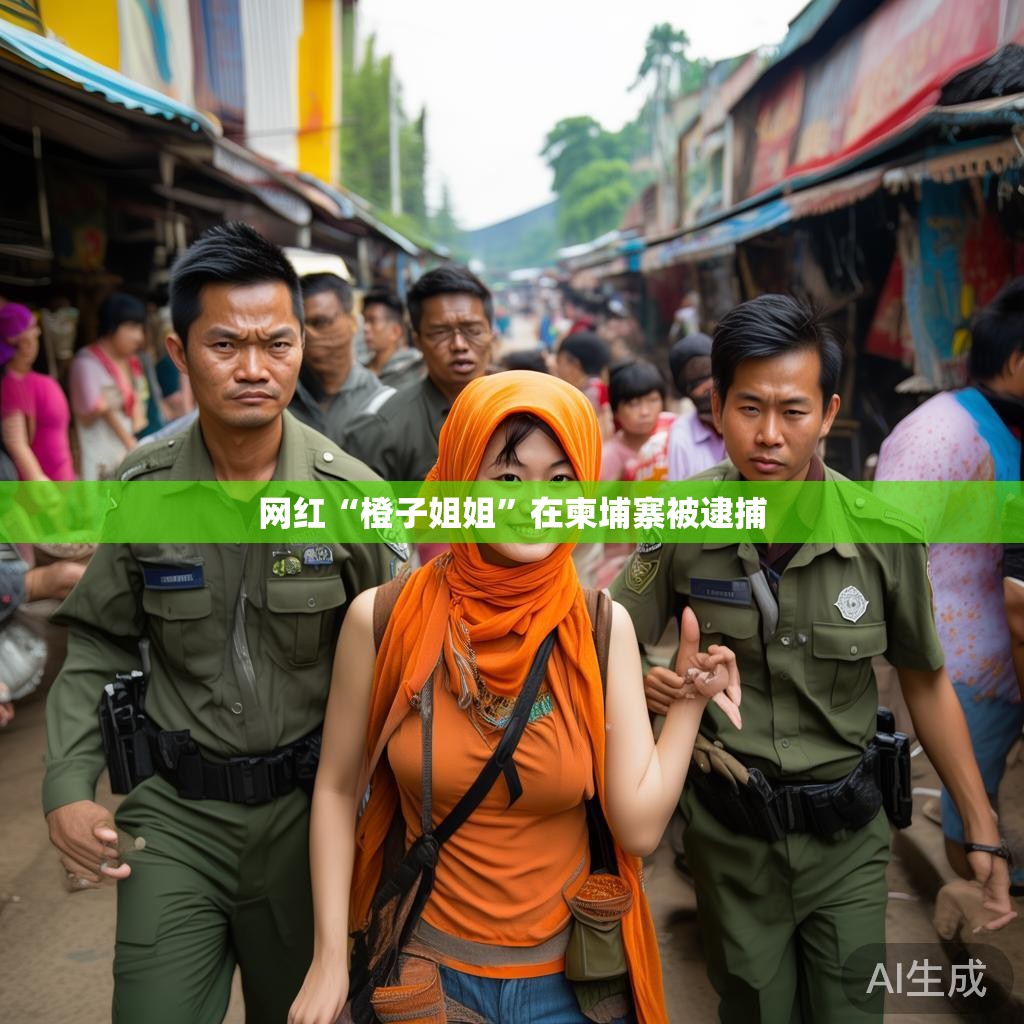 ‘橙子姐姐’柬埔寨之旅的波折 ‘橙子姐姐’柬埔寨被捕现场