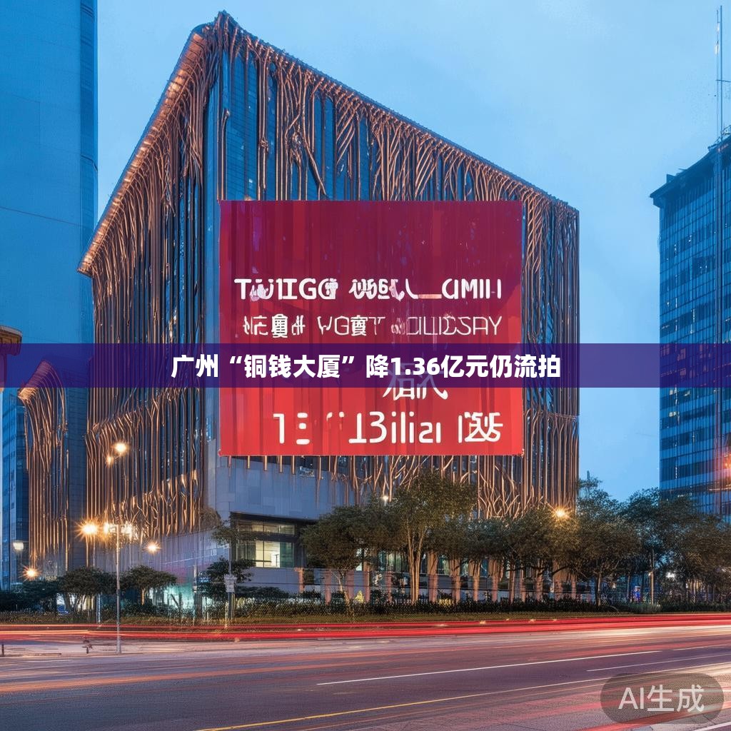 广州‘铜钱大厦’降1.36亿元仍流拍