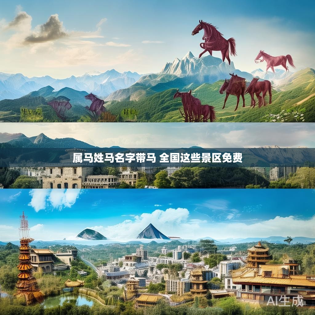属马姓马名字带马 全国这些景区免费