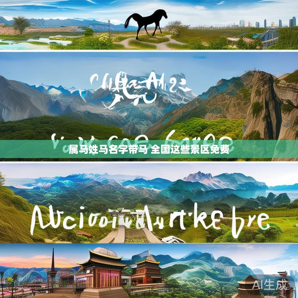 属马姓马名字带马 全国这些景区免费