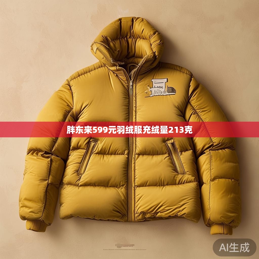 胖东来品牌羽绒服，充绒量213克