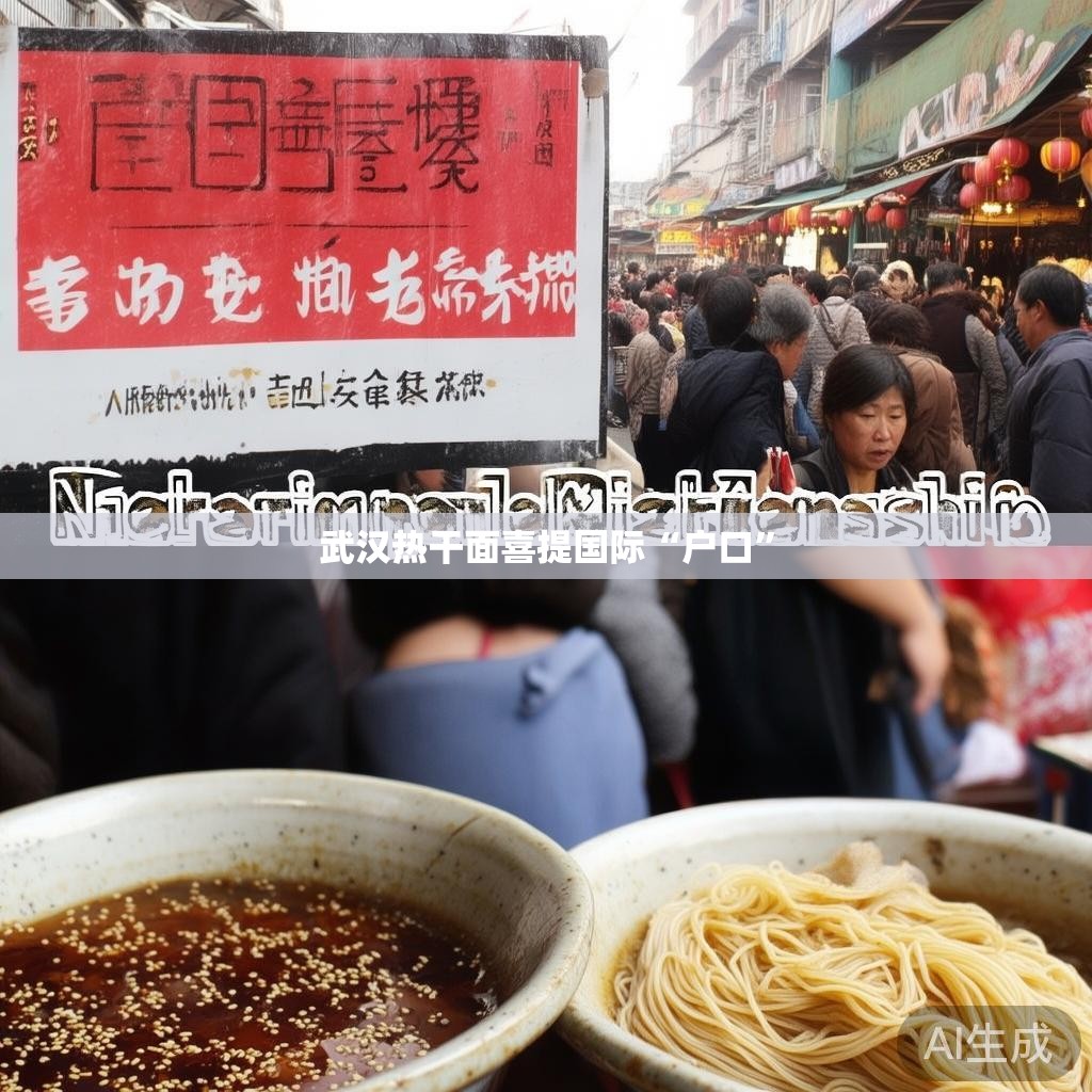 武汉热干面喜提国际“户口”
