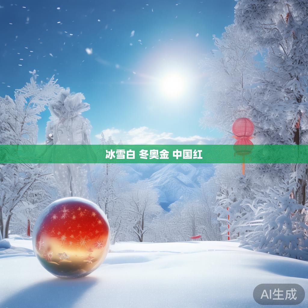 冰雪白 冬奥金 中国红
