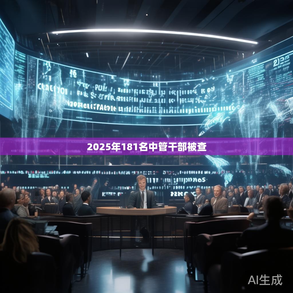 2025年181名中管干部被查 2025年181名中管干部被查