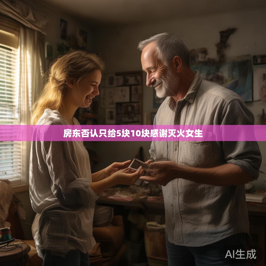 房东否认只给5块10块感谢灭火女生