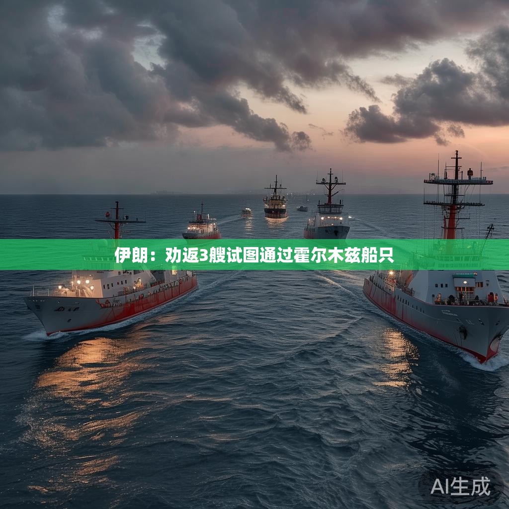 伊朗劝返船只现场