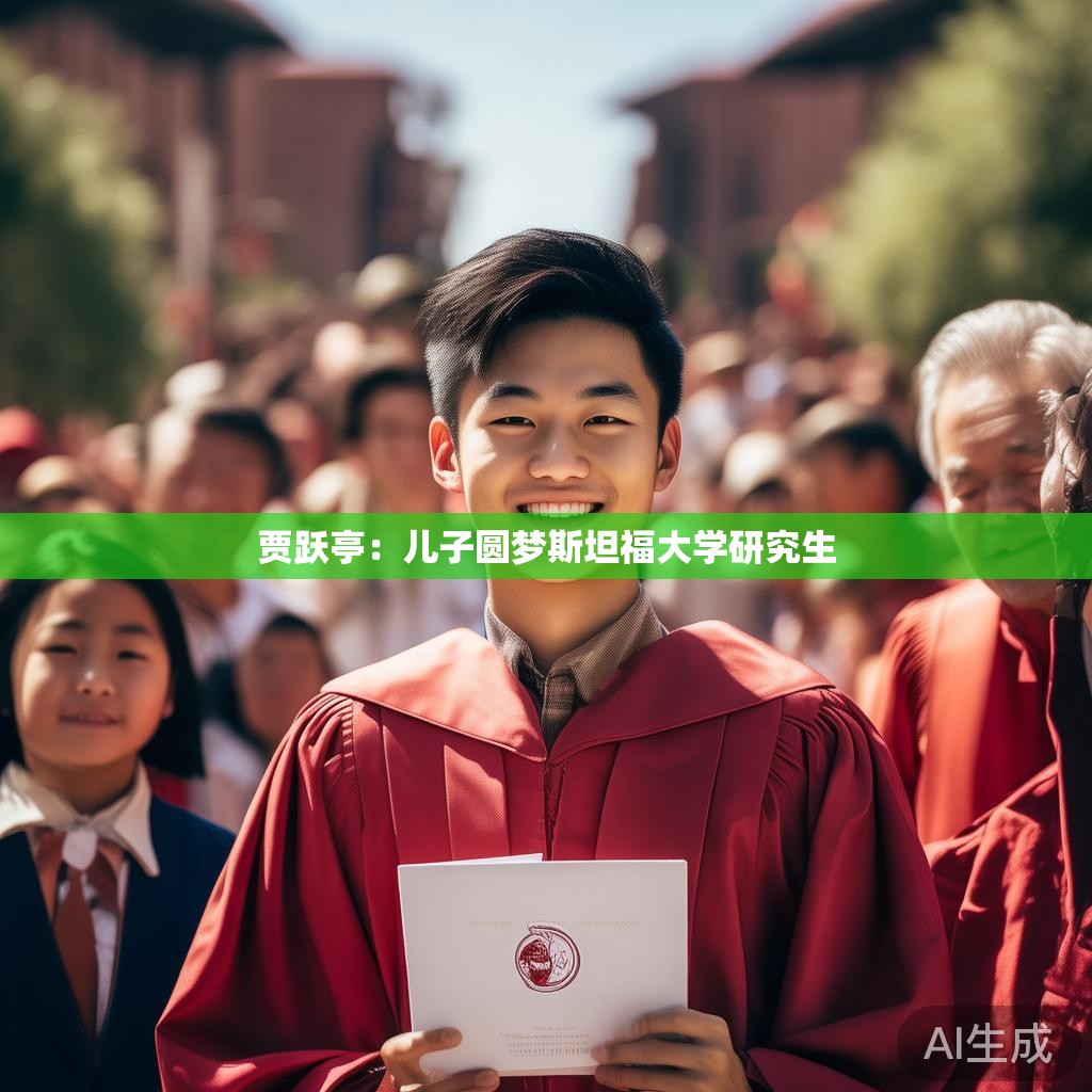 贾跃亭：儿子圆梦斯坦福大学研究生